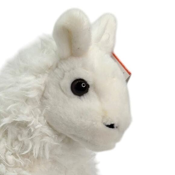 Wild Republic White Llama Sitting Zoo Realistic Stuffed Animal Plush Toy 12" - Picture 2 of 8